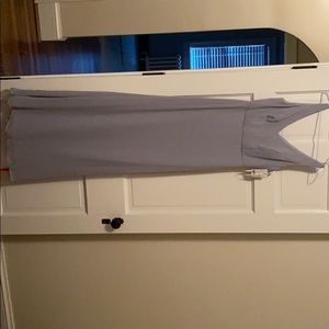 NWT Dessy Sleeveless V-Back Long Trumpet Gown